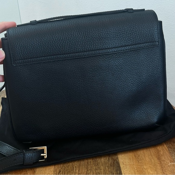 DeMellier Berlin Black Grain Leather Handbag - Picture 5 of 6